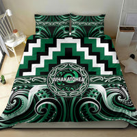 Aotearoa Whakatohea Bedding Set Maori Iwi Poutama Puhoro Tattoo LT14 - Polynesian Pride
