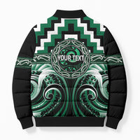 Aotearoa Whakatohea Personalised Bomber Puffer Jacket Maori Iwi Poutama Puhoro Tattoo LT14 - Polynesian Pride