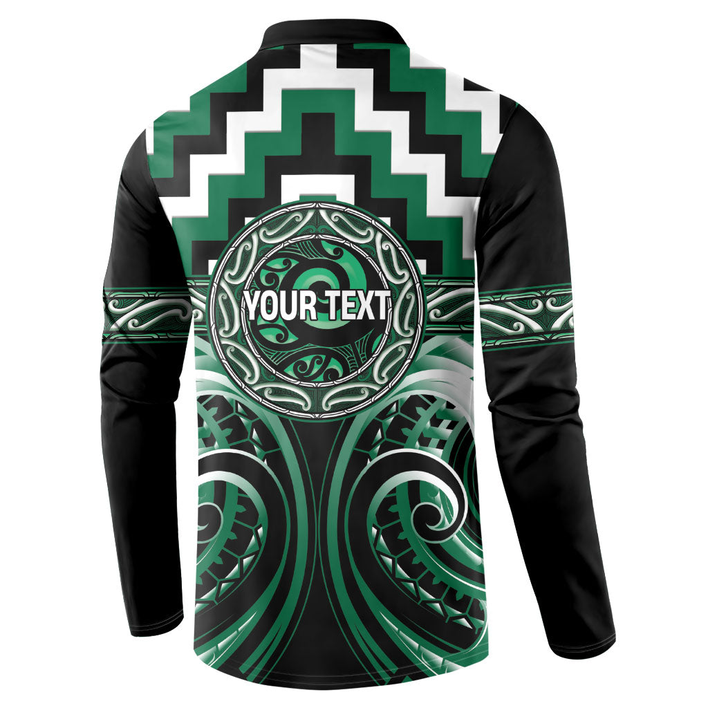 Aotearoa Whakatohea Personalised Button Sweatshirt Maori Iwi Poutama Puhoro Tattoo LT14 - Polynesian Pride