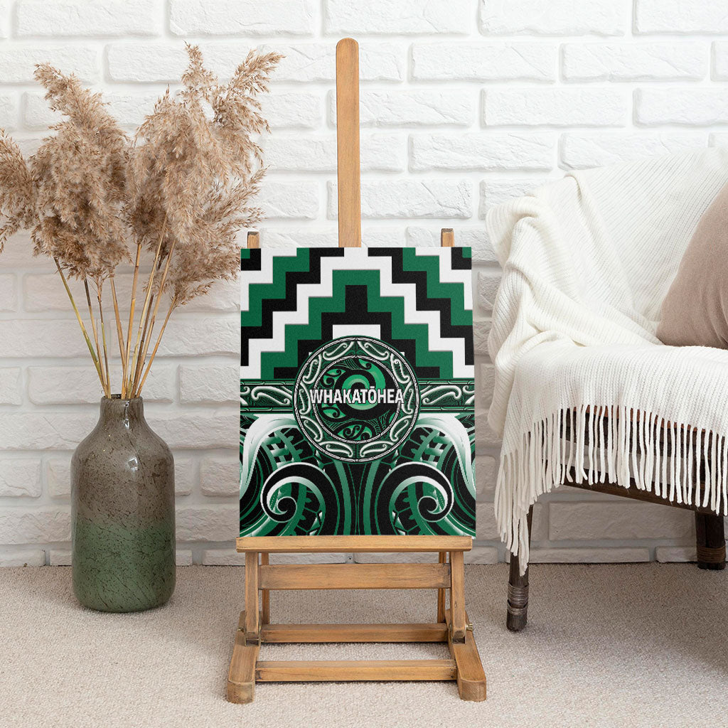 Aotearoa Whakatohea Canvas Wall Art Maori Iwi Poutama Puhoro Tattoo LT14 - Polynesian Pride