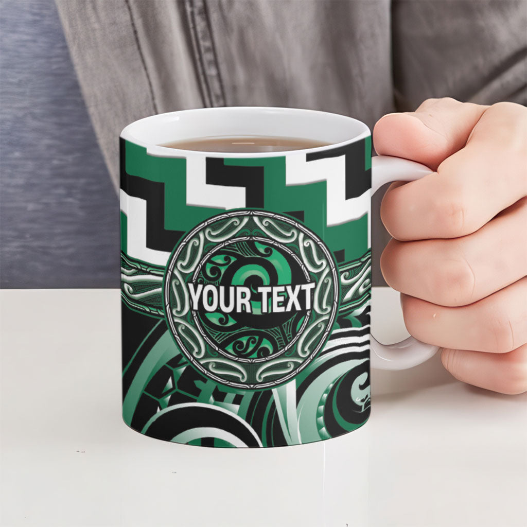 Aotearoa Whakatohea Personalised Ceramic Mug Maori Iwi Poutama Puhoro Tattoo LT14 - Polynesian Pride