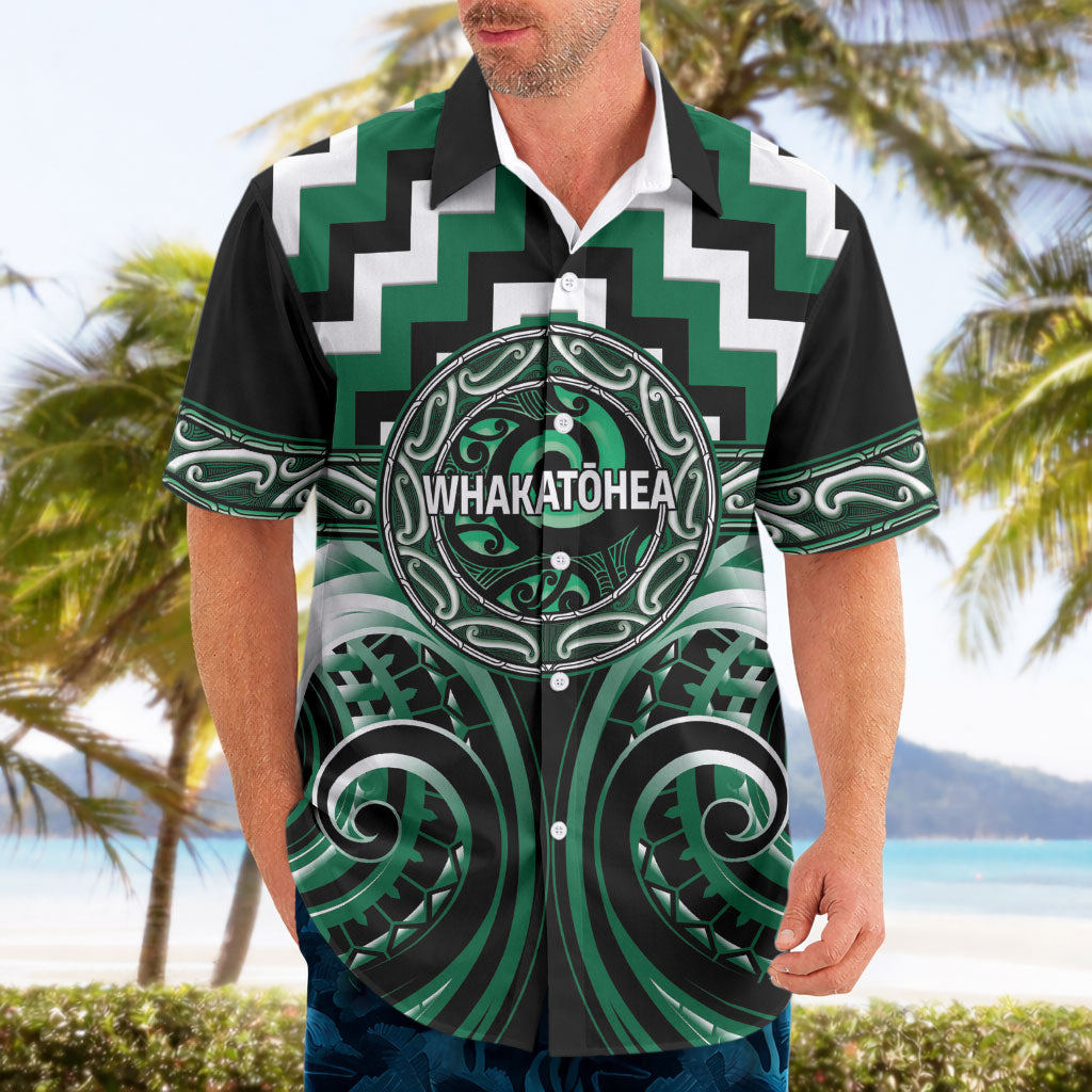 Aotearoa Whakatohea Personalised Hawaiian Shirt Maori Iwi Poutama Puhoro Tattoo LT14 - Polynesian Pride