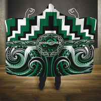 Aotearoa Whakatohea Hooded Blanket Maori Iwi Poutama Puhoro Tattoo LT14 - Polynesian Pride