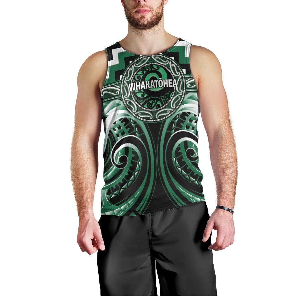 Aotearoa Whakatohea Personalised Men Tank Top Maori Iwi Poutama Puhoro Tattoo LT14 - Polynesian Pride
