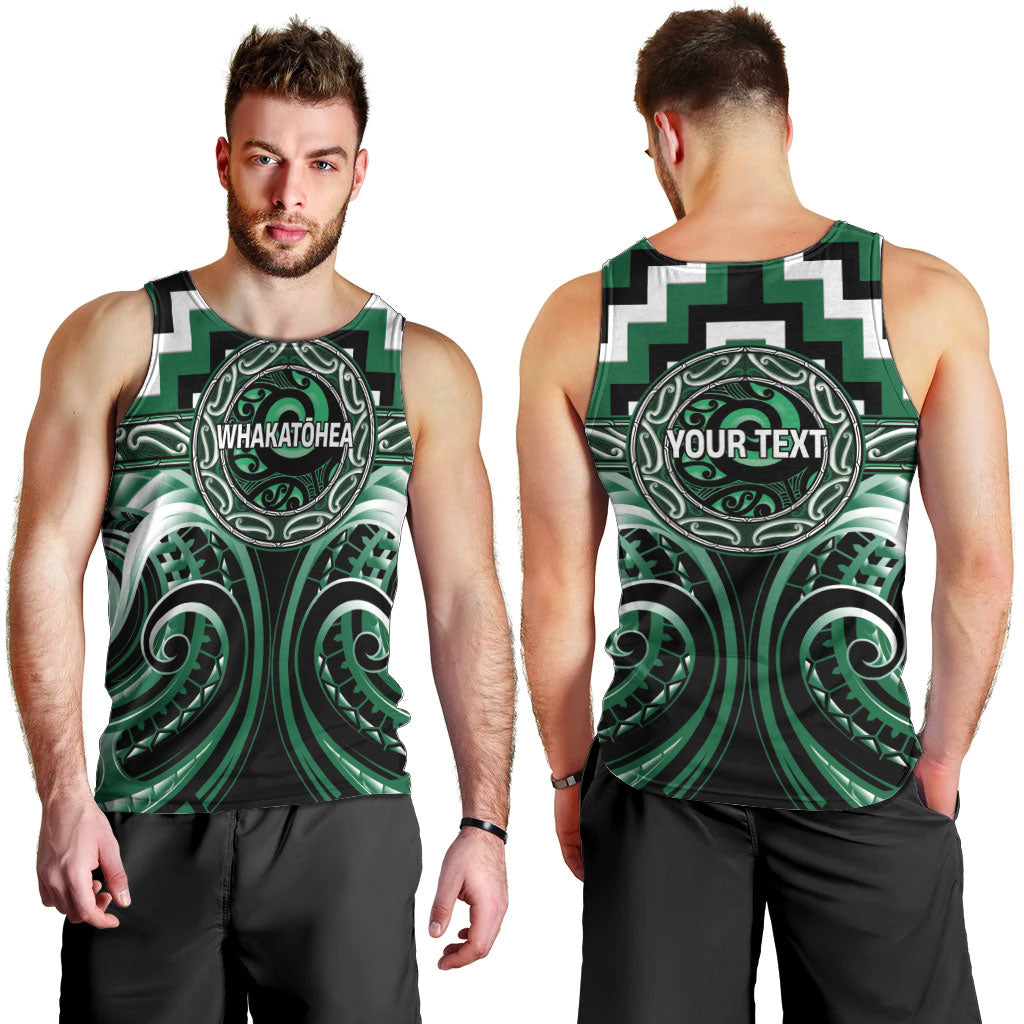 Aotearoa Whakatohea Personalised Men Tank Top Maori Iwi Poutama Puhoro Tattoo LT14 - Polynesian Pride