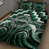 Aotearoa Whakatohea Quilt Bed Set Maori Iwi Poutama Puhoro Tattoo LT14 - Polynesian Pride