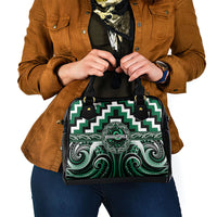 Aotearoa Whakatohea Shoulder Handbag Maori Iwi Poutama Puhoro Tattoo LT14 - Polynesian Pride