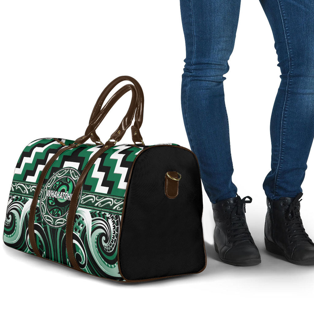 Aotearoa Whakatohea Travel Bag Maori Iwi Poutama Puhoro Tattoo LT14 - Polynesian Pride