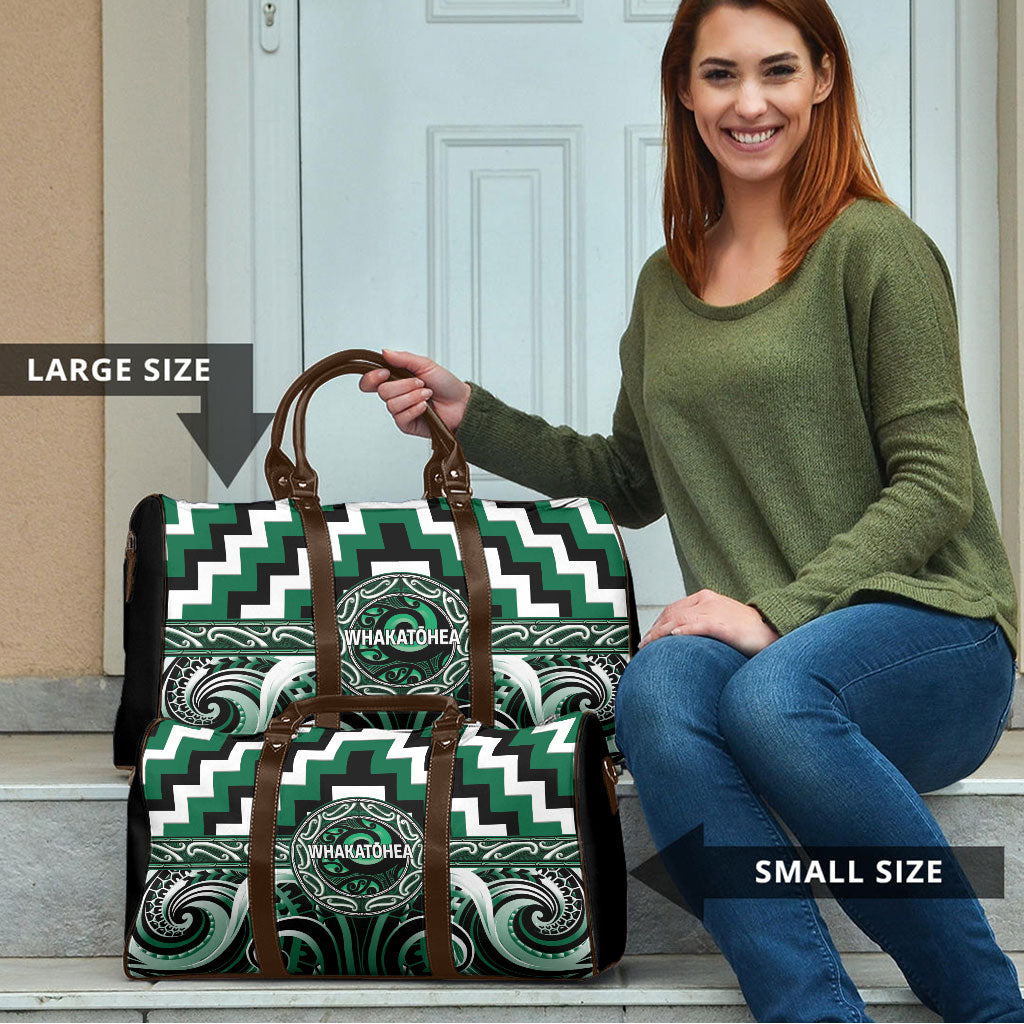 Aotearoa Whakatohea Travel Bag Maori Iwi Poutama Puhoro Tattoo LT14 - Polynesian Pride