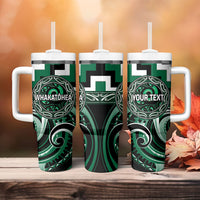 Aotearoa Whakatohea Personalised Tumbler With Handle Maori Iwi Poutama Puhoro Tattoo LT14 - Polynesian Pride