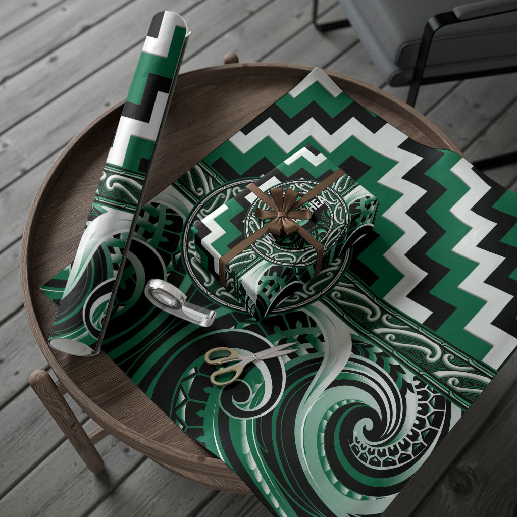 Aotearoa Whakatohea Wrapping Paper Maori Iwi Poutama Puhoro Tattoo LT14 - Polynesian Pride