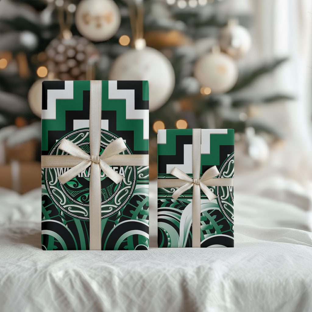 Aotearoa Whakatohea Wrapping Paper Maori Iwi Poutama Puhoro Tattoo LT14 - Polynesian Pride