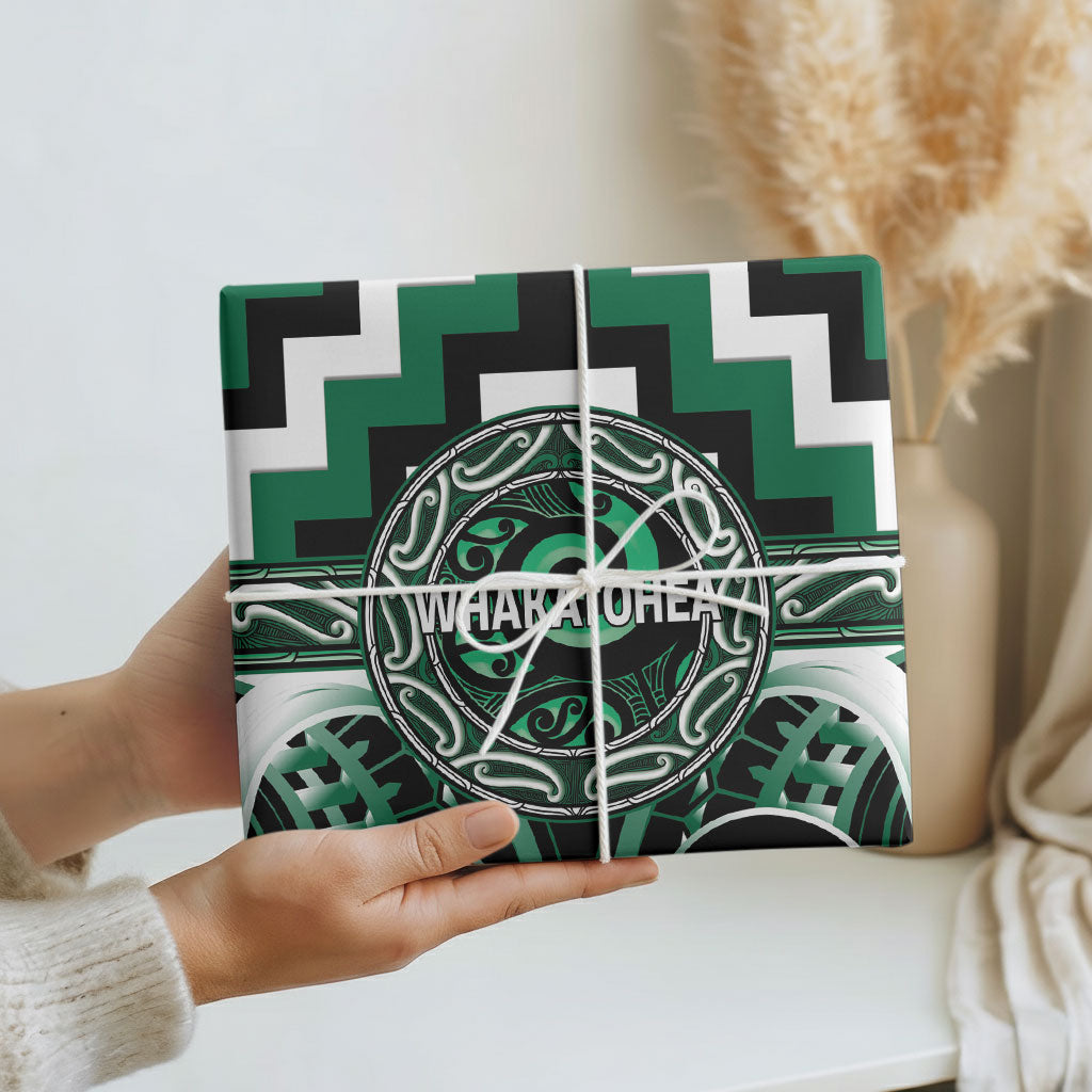 Aotearoa Whakatohea Wrapping Paper Maori Iwi Poutama Puhoro Tattoo LT14 - Polynesian Pride