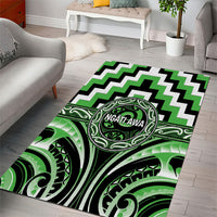 Aotearoa Ngati Awa Area Rug Maori Iwi Poutama Puhoro Tattoo LT14 - Polynesian Pride