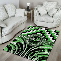 Aotearoa Ngati Awa Area Rug Maori Iwi Poutama Puhoro Tattoo LT14 - Polynesian Pride