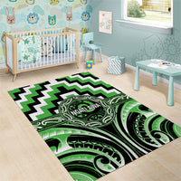 Aotearoa Ngati Awa Area Rug Maori Iwi Poutama Puhoro Tattoo LT14 - Polynesian Pride