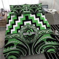 Aotearoa Ngati Awa Bedding Set Maori Iwi Poutama Puhoro Tattoo LT14 - Polynesian Pride