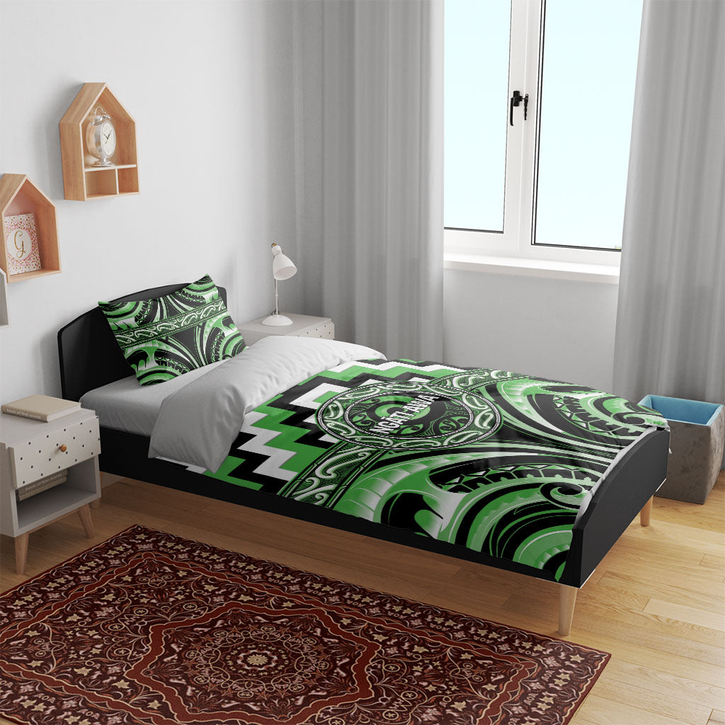 Aotearoa Ngati Awa Bedding Set Maori Iwi Poutama Puhoro Tattoo LT14 - Polynesian Pride