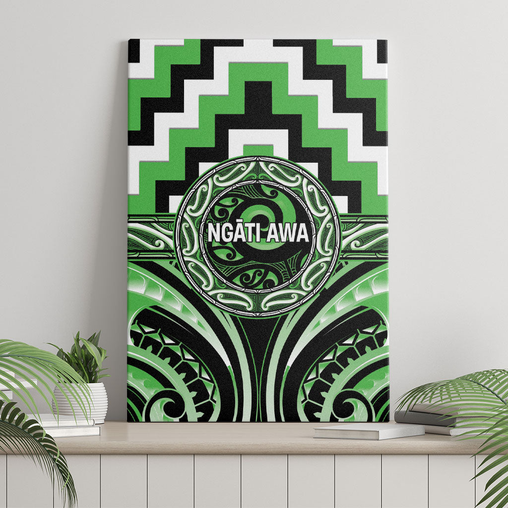 Aotearoa Ngati Awa Canvas Wall Art Maori Iwi Poutama Puhoro Tattoo LT14 - Polynesian Pride