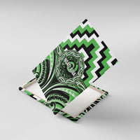 Aotearoa Ngati Awa Canvas Wall Art Maori Iwi Poutama Puhoro Tattoo LT14 With Frame Green - Polynesian Pride