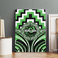Aotearoa Ngati Awa Canvas Wall Art Maori Iwi Poutama Puhoro Tattoo LT14 - Polynesian Pride