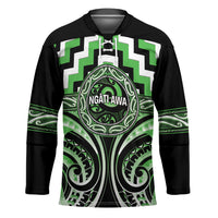 Aotearoa Ngati Awa Personalised Hockey Jersey Maori Iwi Poutama Puhoro Tattoo LT14 Unisex Green - Polynesian Pride