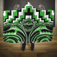 Aotearoa Ngati Awa Hooded Blanket Maori Iwi Poutama Puhoro Tattoo LT14 - Polynesian Pride