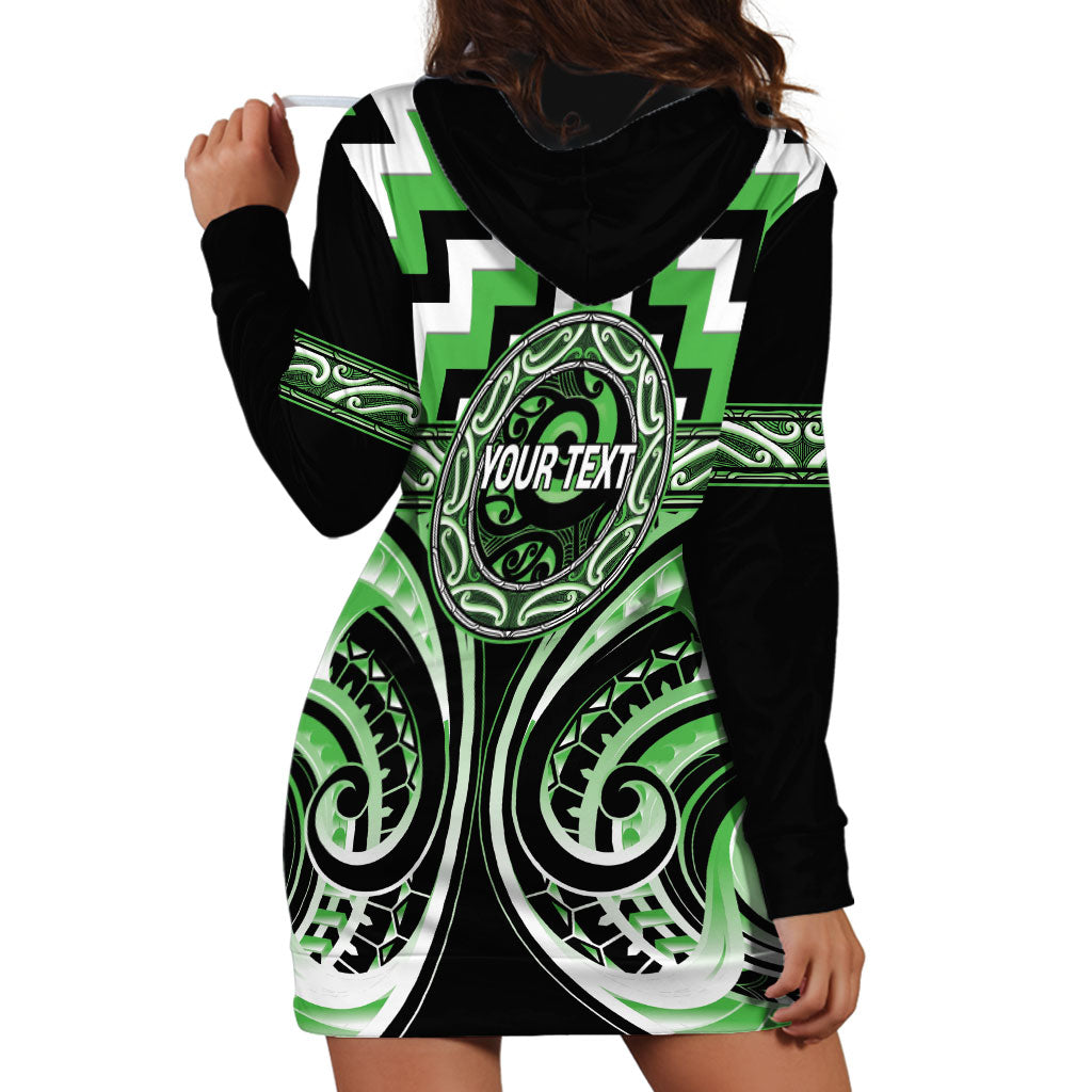 Aotearoa Ngati Awa Personalised Hoodie Dress Maori Iwi Poutama Puhoro Tattoo LT14 - Polynesian Pride