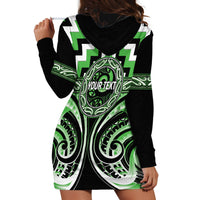 Aotearoa Ngati Awa Personalised Hoodie Dress Maori Iwi Poutama Puhoro Tattoo LT14 - Polynesian Pride