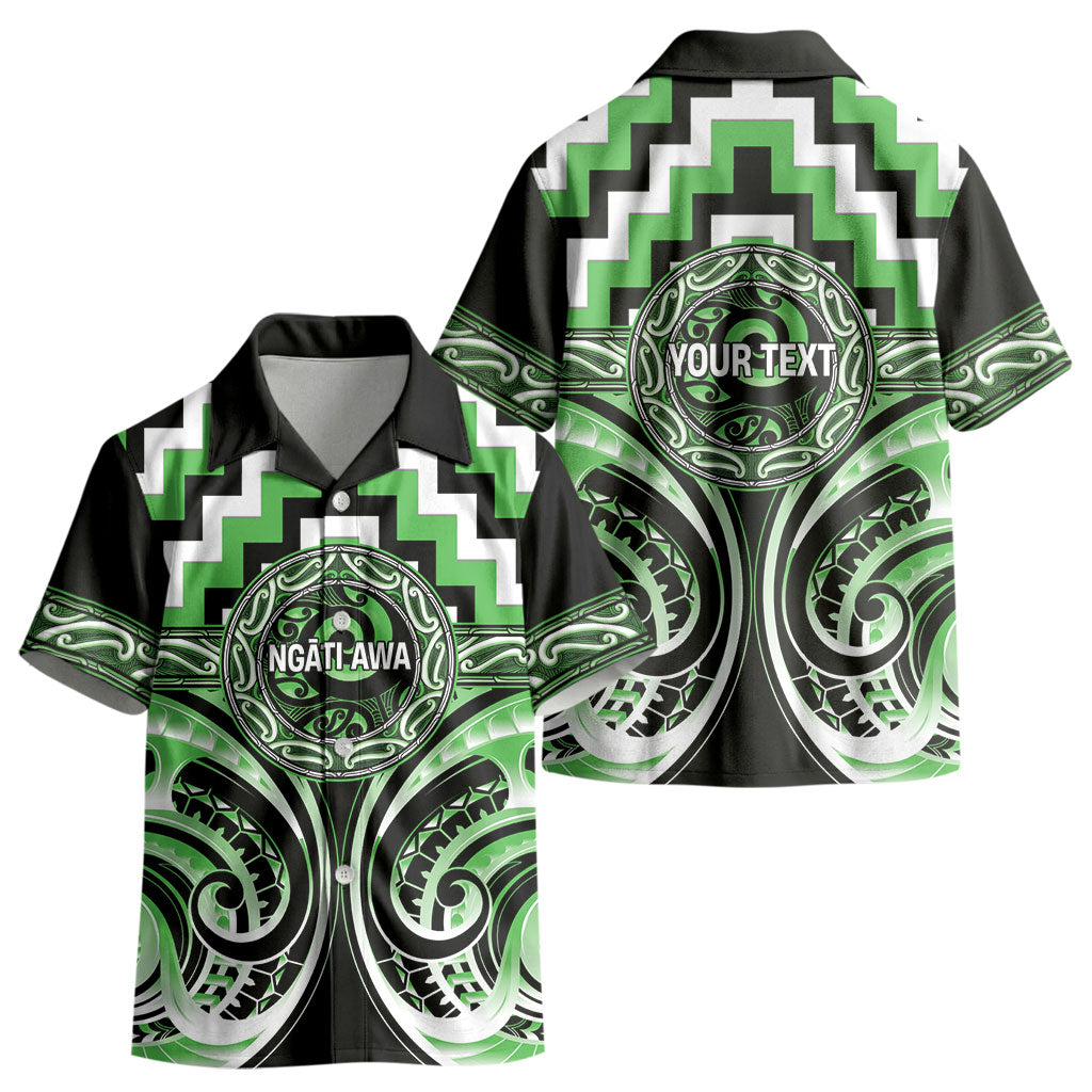 Aotearoa Ngati Awa Personalised Kid Hawaiian Shirt Maori Iwi Poutama Puhoro Tattoo LT14 - Polynesian Pride