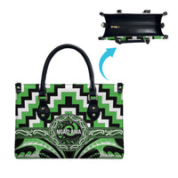 Aotearoa Ngati Awa Leather Bag Maori Iwi Poutama Puhoro Tattoo LT14 - Polynesian Pride
