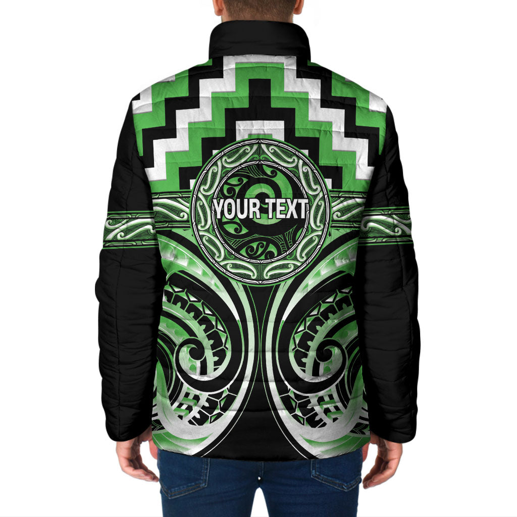 Aotearoa Ngati Awa Personalised Padded Jacket Maori Iwi Poutama Puhoro Tattoo LT14 - Polynesian Pride