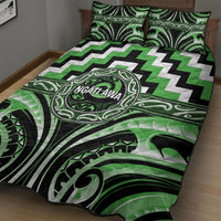 Aotearoa Ngati Awa Quilt Bed Set Maori Iwi Poutama Puhoro Tattoo LT14 - Polynesian Pride