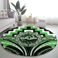 Aotearoa Ngati Awa Round Carpet Maori Iwi Poutama Puhoro Tattoo LT14 - Polynesian Pride