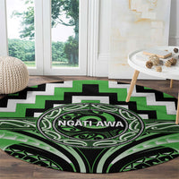 Aotearoa Ngati Awa Round Carpet Maori Iwi Poutama Puhoro Tattoo LT14 - Polynesian Pride