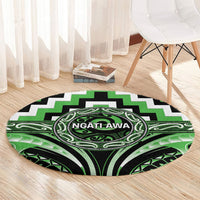 Aotearoa Ngati Awa Round Carpet Maori Iwi Poutama Puhoro Tattoo LT14 - Polynesian Pride