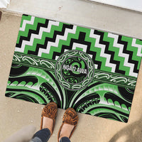 Aotearoa Ngati Awa Rubber Doormat Maori Iwi Poutama Puhoro Tattoo LT14 - Polynesian Pride