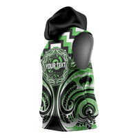 Aotearoa Ngati Awa Personalised Sleeveless Hoodie Maori Iwi Poutama Puhoro Tattoo LT14 - Polynesian Pride