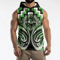 Aotearoa Ngati Awa Personalised Sleeveless Hoodie Maori Iwi Poutama Puhoro Tattoo LT14 - Polynesian Pride