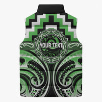 Aotearoa Ngati Awa Personalised Sleeveless Puffer Jacket Maori Iwi Poutama Puhoro Tattoo LT14 - Polynesian Pride