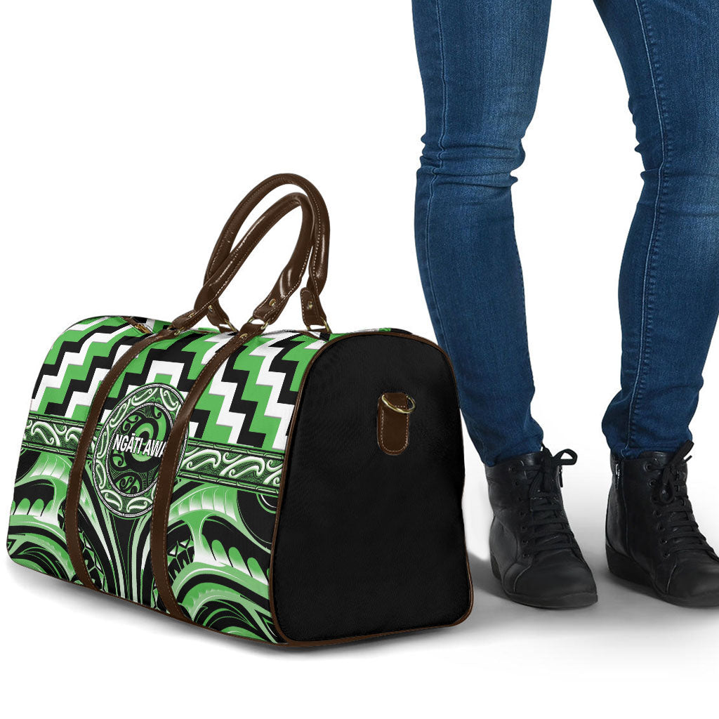 Aotearoa Ngati Awa Travel Bag Maori Iwi Poutama Puhoro Tattoo LT14 - Polynesian Pride
