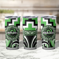 Aotearoa Ngati Awa Personalised Tumbler Cup Maori Iwi Poutama Puhoro Tattoo LT14 - Polynesian Pride