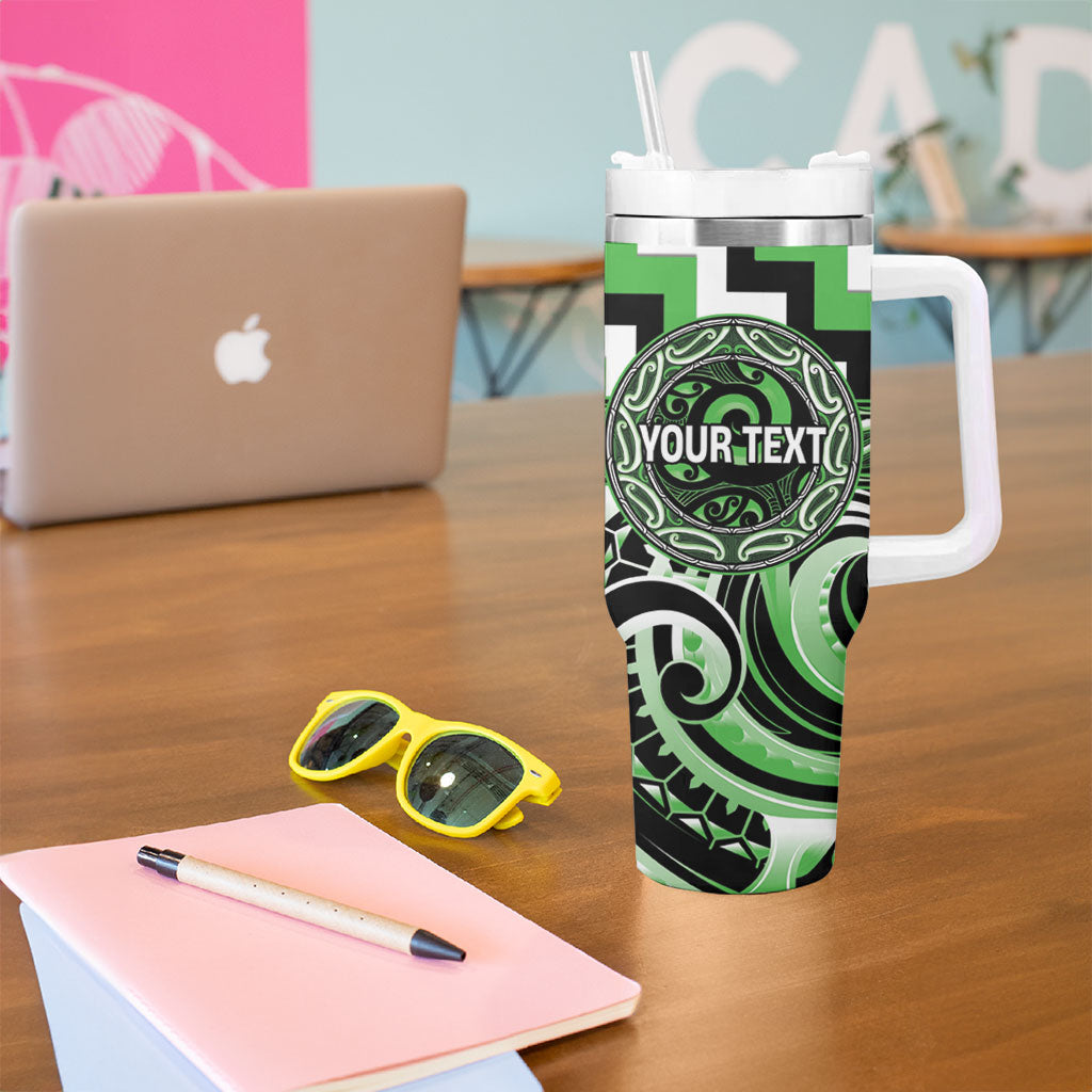 Aotearoa Ngati Awa Personalised Tumbler With Handle Maori Iwi Poutama Puhoro Tattoo LT14 - Polynesian Pride