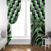 Aotearoa Ngati Awa Window Curtain Maori Iwi Poutama Puhoro Tattoo LT14 - Polynesian Pride