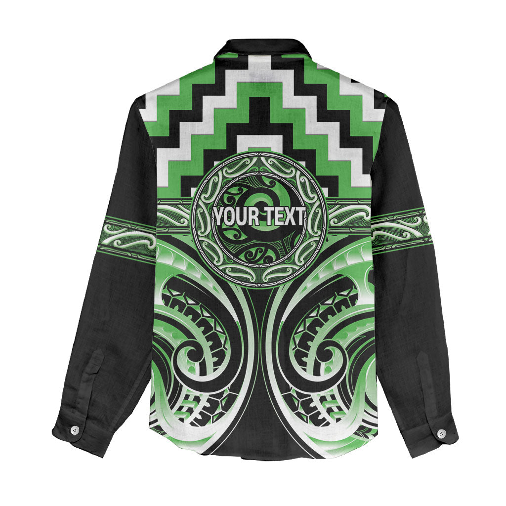 Aotearoa Ngati Awa Personalised Women Casual Shirt Maori Iwi Poutama Puhoro Tattoo LT14 - Polynesian Pride