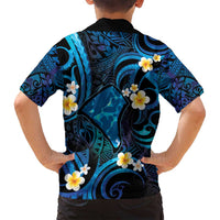 Tokelau Fakaofo Atoll Family Matching Summer Maxi Dress and Hawaiian Shirt Polynesian Tattoo Plumeria With Map