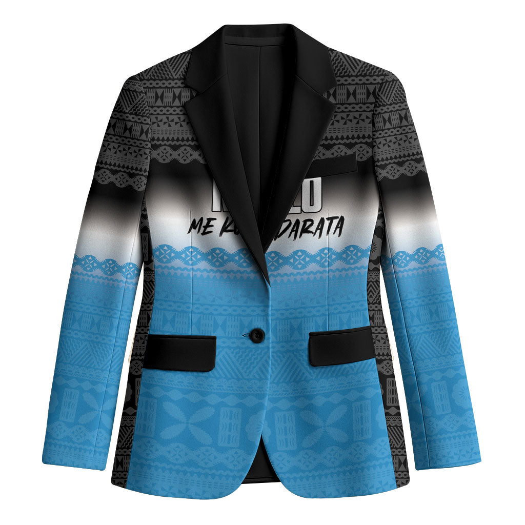 Malolo Fiji 2026 Rugby Personalised Blazer Me Kulu Na Darata Fijian Tapa Pattern