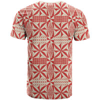 Red Ngatu Pattern Malo e Lelei Tonga T Shirt LT14 - Polynesian Pride