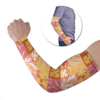 Aloha Hawaii Quilt Floral Patchwork Style Arm Sleeves LT14 Set of 2 Multicolor - Polynesian Pride