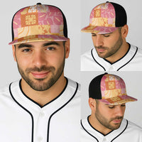 Aloha Hawaii Quilt Floral Patchwork Style Baseball Net Cap LT14 - Polynesian Pride